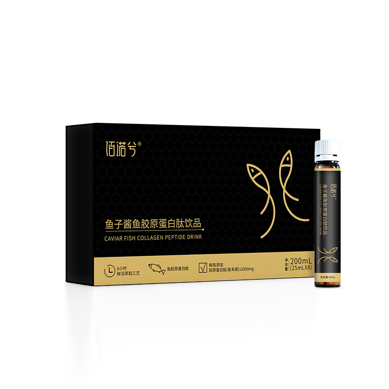鱼子酱胶原蛋白肽饮品